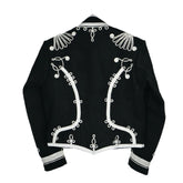 Hussar Jacket Black Top Military Uniform Tunic - Scottish Kilt Jacket™ USA-UK